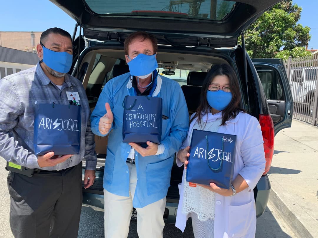 Fashion Designer Donates Masks to Los Angeles Community Hospitals