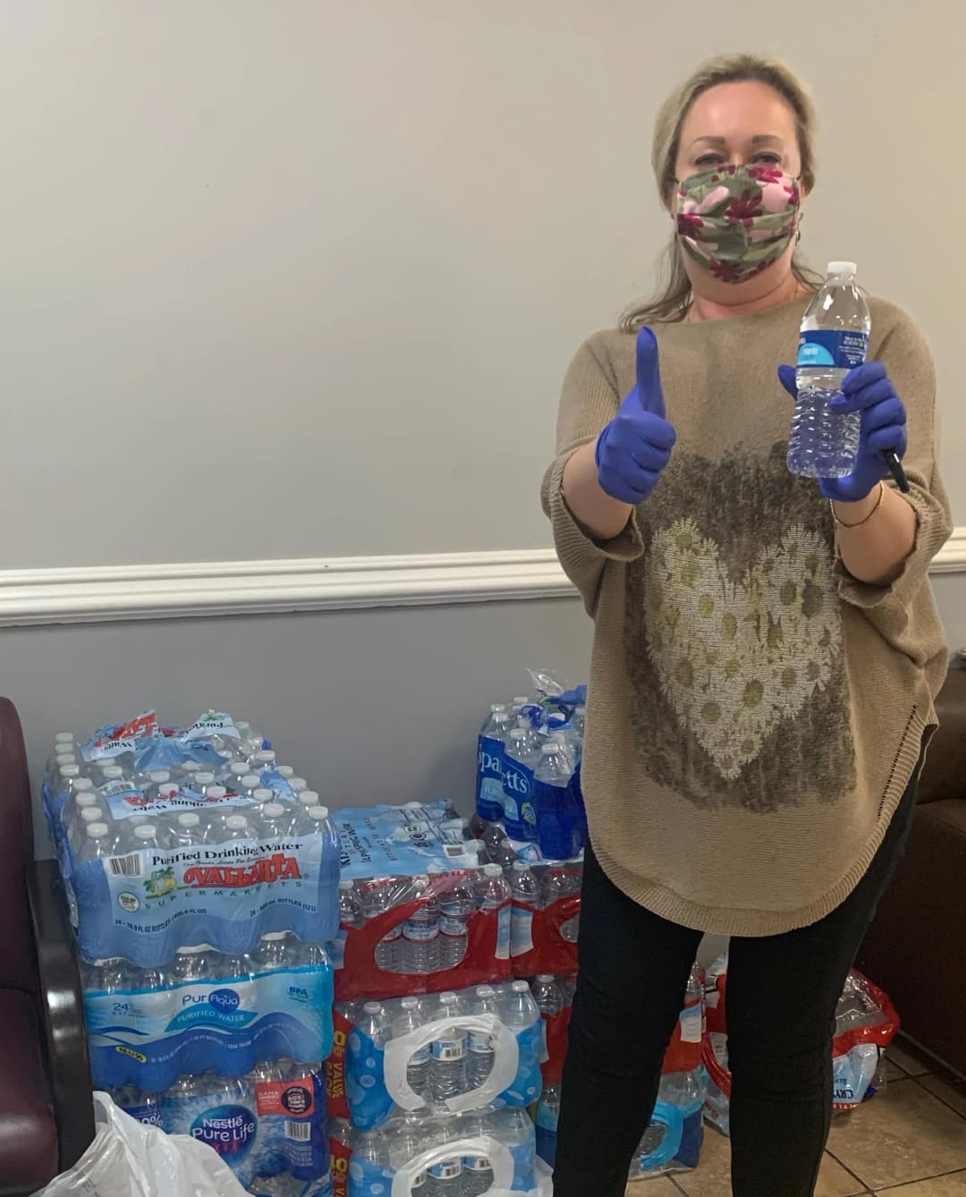 Los Angeles Community Hospitals' Employees Donate Food and Supplies to Residential Care and Assisted Living Residents